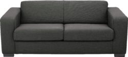 Hygena - Ava - 2 Seater Fabric - Sofa Bed - Charcoal